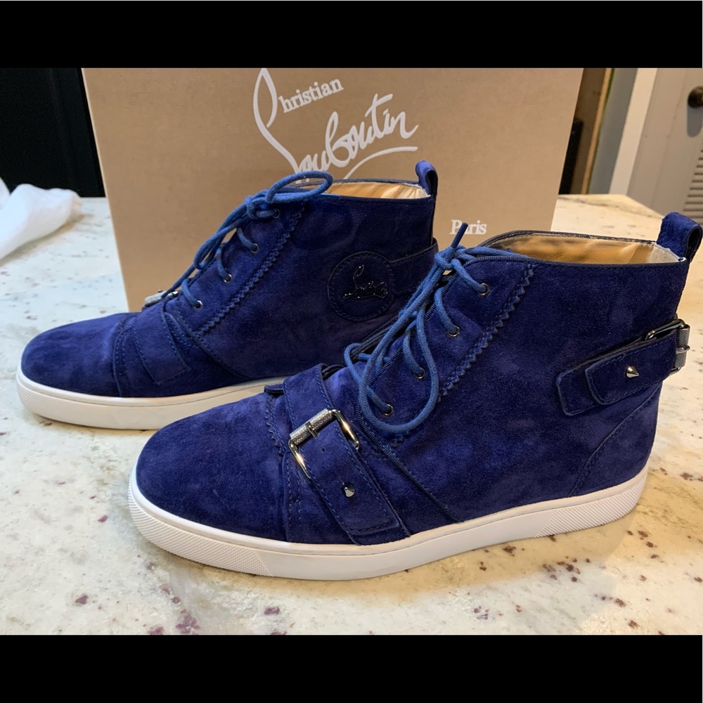 Christian Louboutin Nono Strap flat veau velours